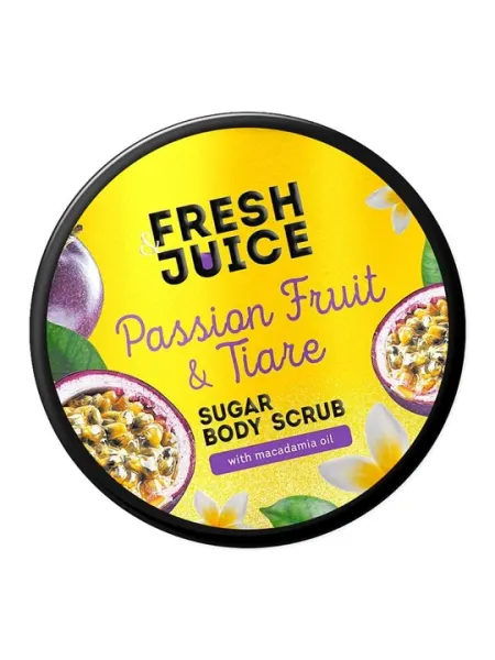 Сахарный скраб для тела, разглаживающий и питательный, Fresh Juice - Средства для душа и ванны
