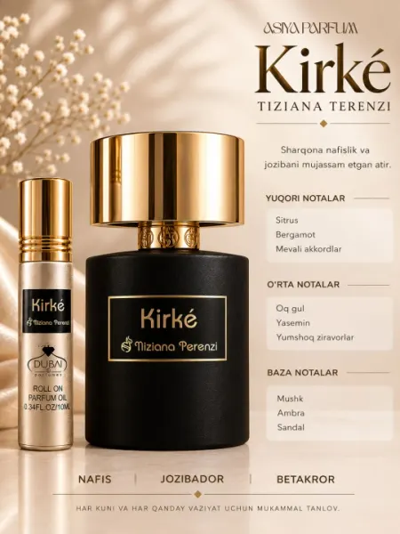 Kirke - мужское парфюмерное масло, харизматичный аромат, подарок, 10 мл - Духи масляные