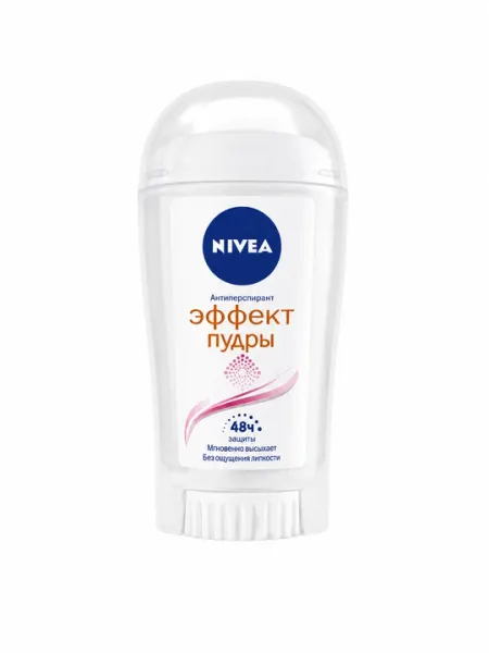 Женский дезодорант-антиперспирант стик NIVEA Эффект пудры, 40 мл - Женские дезодоранты и антиперспиранты