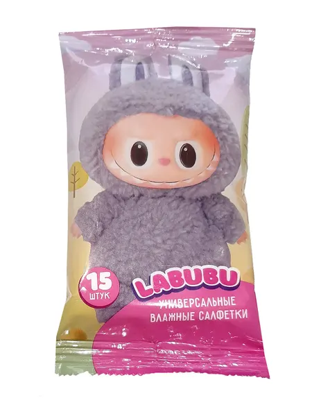 Влажные салфетки LaBuBu, универсальные, для всех типов кожи,15 шт/уп