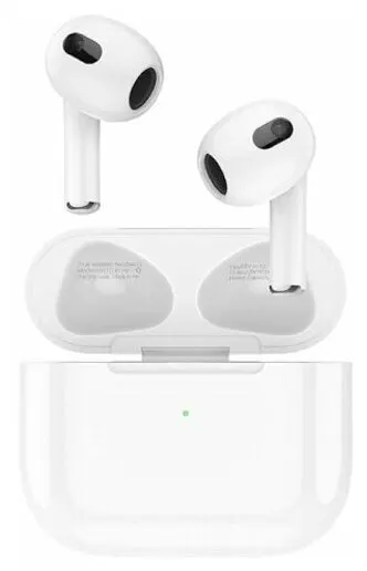 Bluetooth наушники вкладыши с микрофоном TWS Hoco EW26 беспроводная мобильная гарнитура, белые