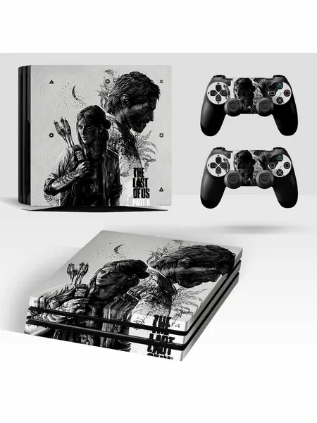 Наклейка The Last Of Us 2 для игровой приставки PlayStation 4 PRO версии
