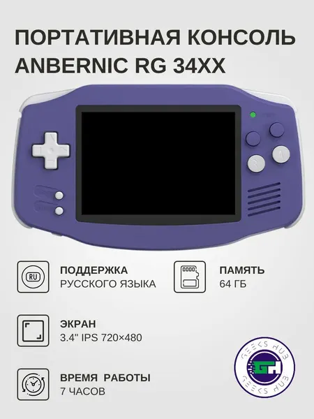 Портативная игровая приставка Anbernic RG 34XX