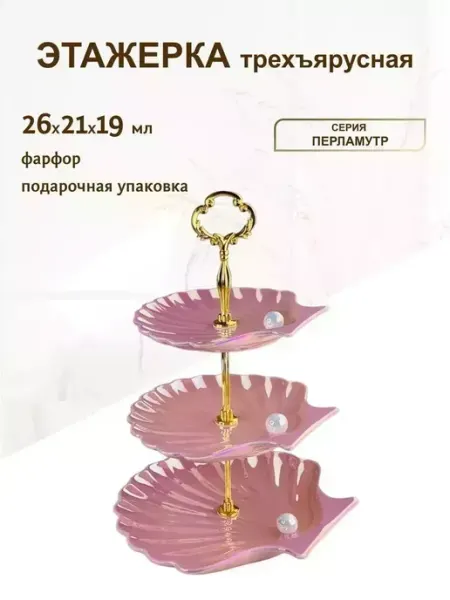 Трехъярусная этажерка lenardi