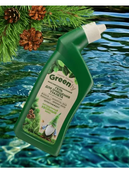 Гель для очищения туалета «Хвойный микс» Home Gnome Greenly