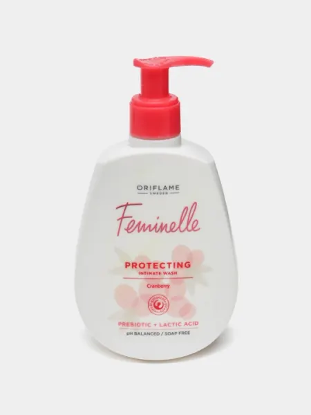 Ухаживающий гель для интимной гигиены с экстрактом клюквы Feminelle