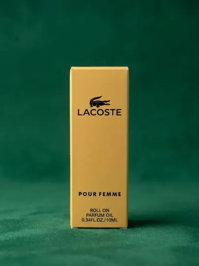 Масляные духи женские Lacoste Pour Femme роликовые, стойкий парфюм, духи масляные, 10 мл