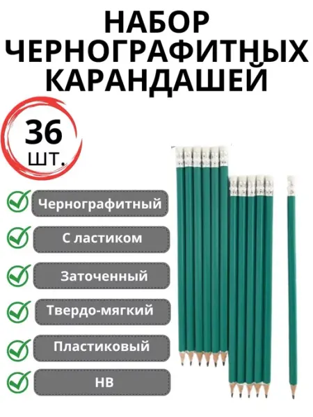 Простые карандаши, карандаш простой Profit / Простой карандаш, набор карандашей