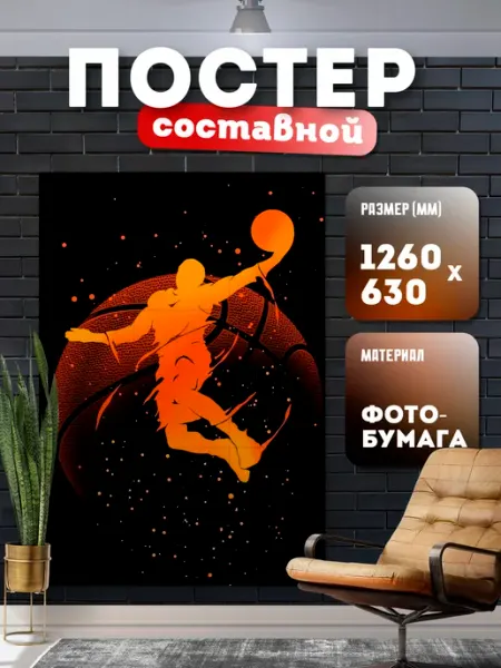 Постер составной "Баскетбол" Store ST