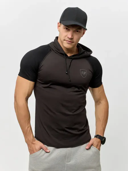 FIERY GLOW sport Майка с капюшоном спортивная
