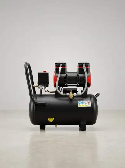 Бесшумный воздушный компрессор Baichuan 30L (2.5 HP) — для авто, мастерской и дома - Компрессоры