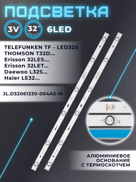 Подсветка для телевизора Thomson T32D16DH-01B, T32D19DHS-01B Fixiton