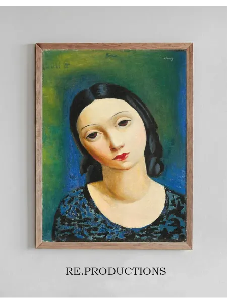 Re.productions Постер Tête de jeune fille - Moïse Kisling