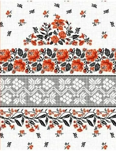 Кухонное полотенце Вафельное с петелькой для подвешивания 50*63 см "Вышивка" в подарок на Новый год, на День Рождения, на 8 марта из 100% хлопка