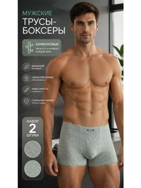 Трусы набор боксеры 2 шт ODMN