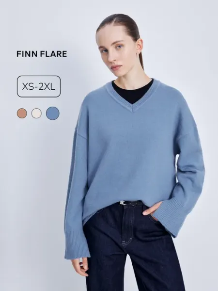 Finn Flare Джемпер трикотажный с длинным рукавом