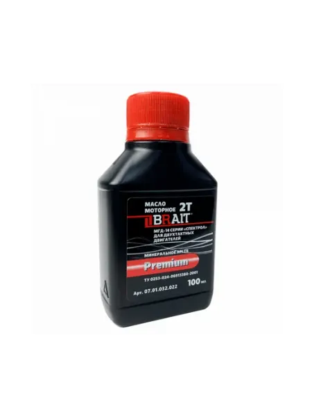 Масло моторное 2-х тактное API TB 100 мл минеральное BRAIT