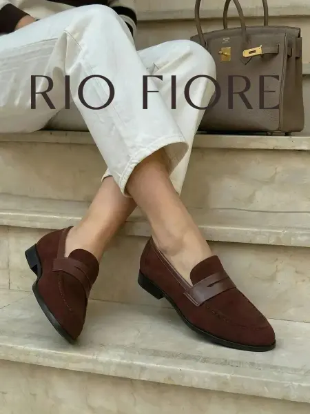 Rio Fiore Замшевые лоферы тонкая подошва мокасины летние дышащие
