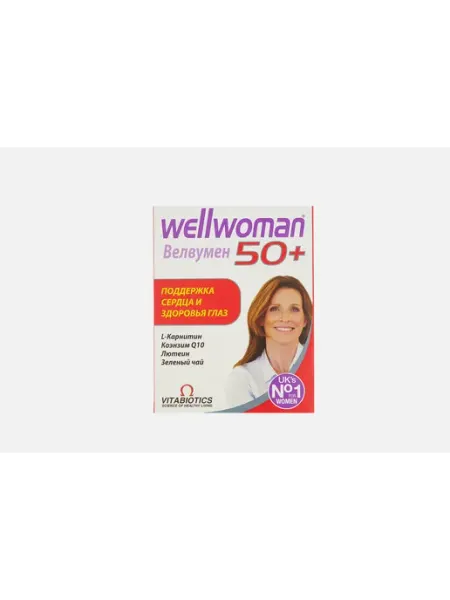 Vitabiotics Wellwoman 50+ Витамины С, В3 в таблетках Комплек…