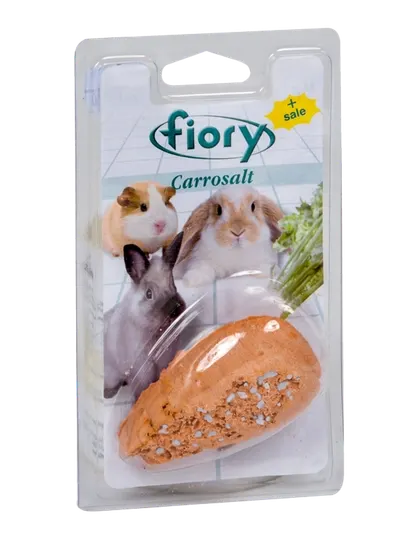 Fiory Минеральный камень для грызунов в форме Моркови