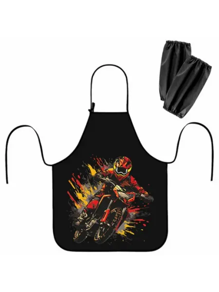 ЮНЛАНДИЯ Фартук с нарукавниками "Fire moto"