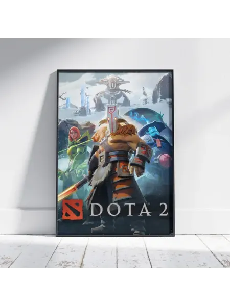 Плакат Dota 2 (Общее 1) - Постер A4 30x21 см HEAVEN POSTER