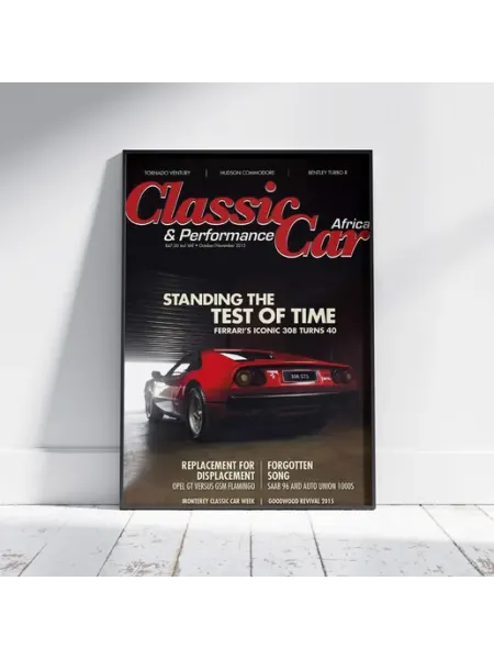 Плакат Культовые машины (Ferrari 308 GTB - GTS 1) A4 HEAVEN POSTER