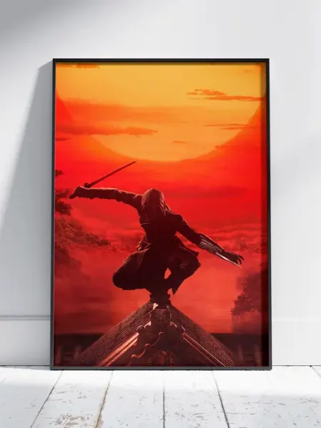 Плакат Assassins Creed Тени (Фудзибаяши Наоэ 1) A4 30x21 см HEAVEN POSTER