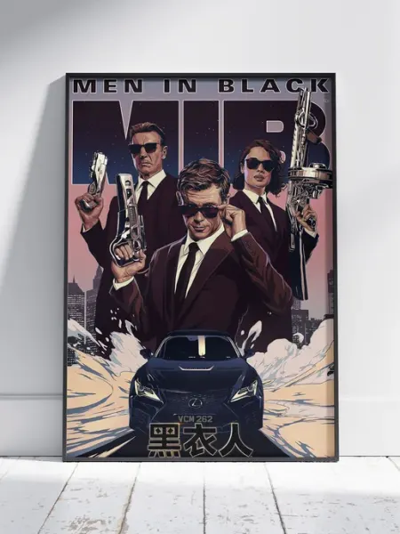 Плакат Люди в черном (Men in Black 1) - Постер A3 42x30 см HEAVEN POSTER