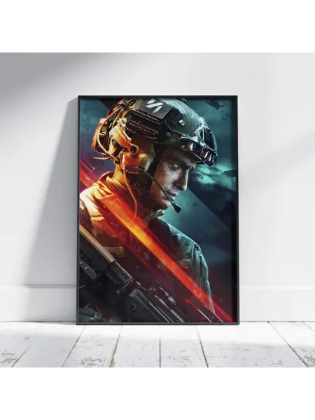 Плакат Бателфилд (Battlefield 2042 - 2) - Постер A4 30x21 см HEAVEN POSTER