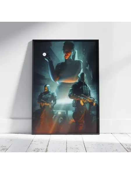 Плакат Киберпанк 2077 (Мередит Стот) - Постер A4 30x21 см HEAVEN POSTER