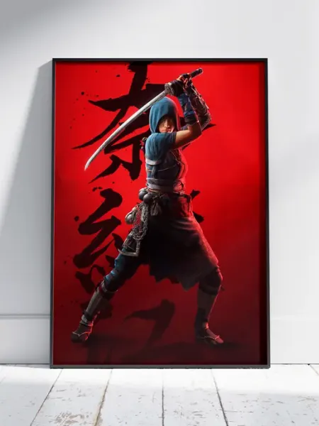 Плакат Assassins Creed Тени (Фудзибаяши Наоэ 3) A4 30x21 см HEAVEN POSTER