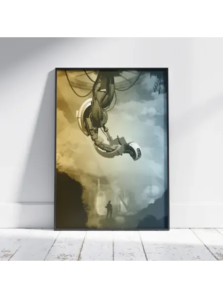Плакат Портал (Гладос 4) - Постер A4 30x21 см HEAVEN POSTER
