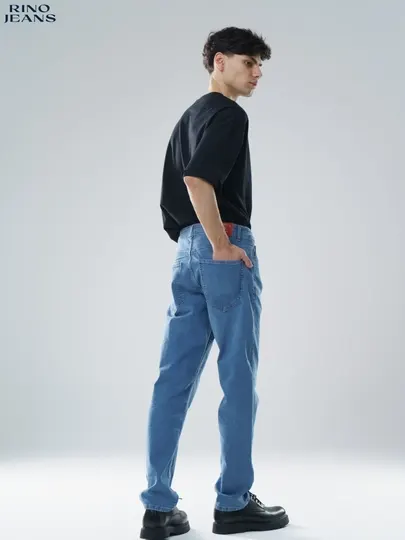 Мужские синие SLIM FIT джинсы, "Horizon" от Rino Jeans