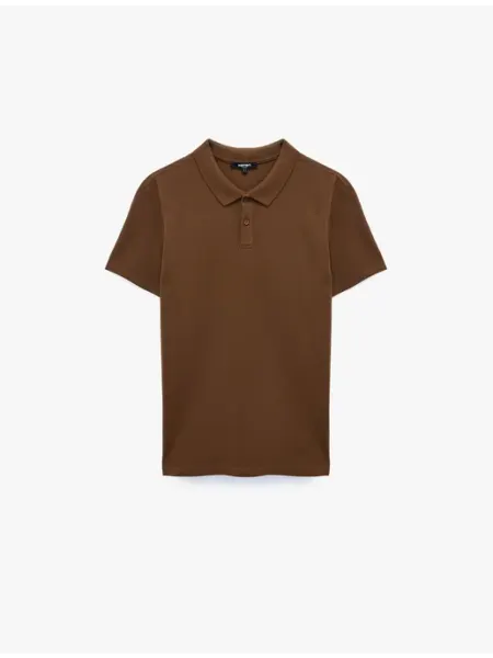 KOTON Футболка поло Slim Fit из хлопка