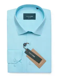 Рубашка Mondigo приталенная SLIM FIT с длинным рукавом