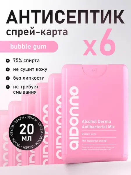 Антисептик для рук карманный парфюмированный