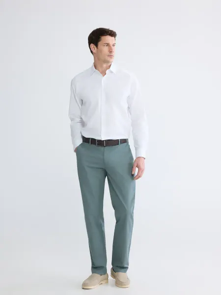 LC Waikiki Мужская рубашка Slim Fit с длинным рукавами