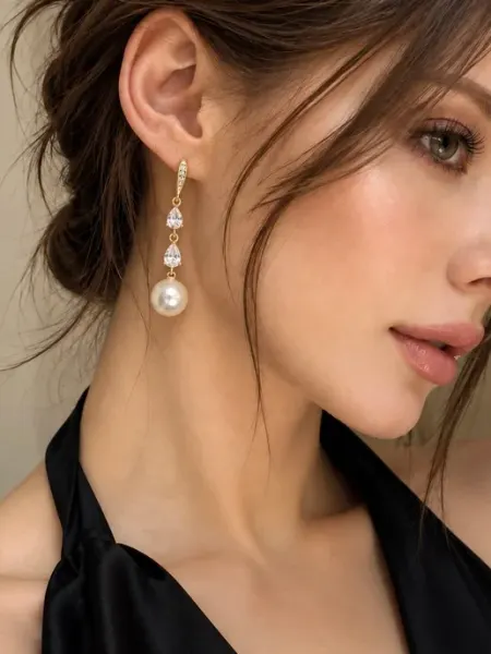 Серьги бижутерия вечерние BijouBijou