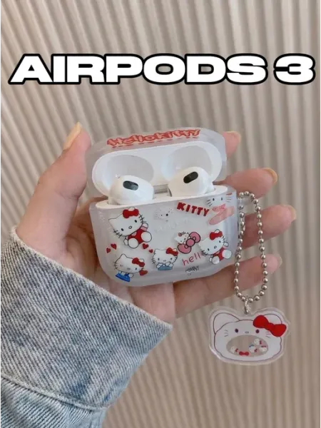 Чехол на AirPods 3 Hello kitty