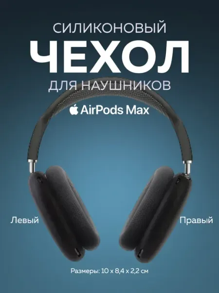 Накладки AirPods Max силиконовые на чашки полный комплект