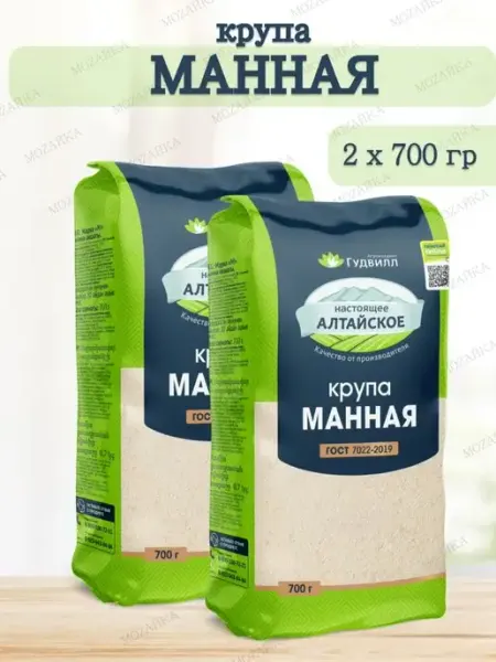Манная крупа каша Гудвилл