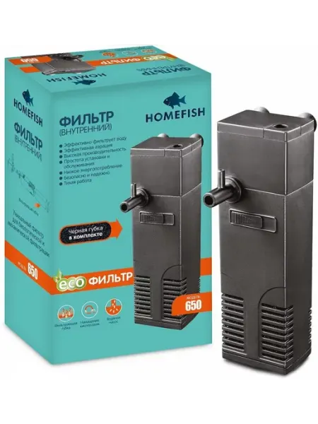 Фильтр для аквариума 650, до 70 л, 1 шт Homefish
