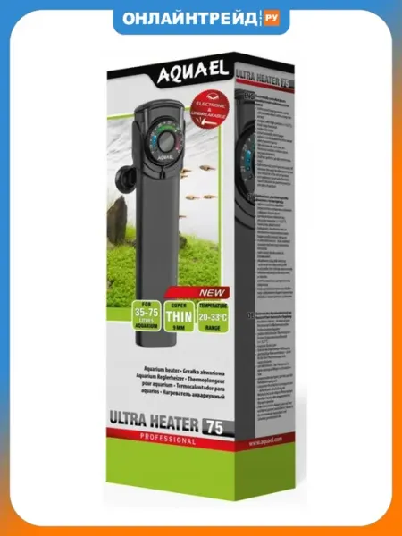 Нагреватель ULTRA HEATER 75 для аквариумов 35-75 л 75Вт AQUAEL