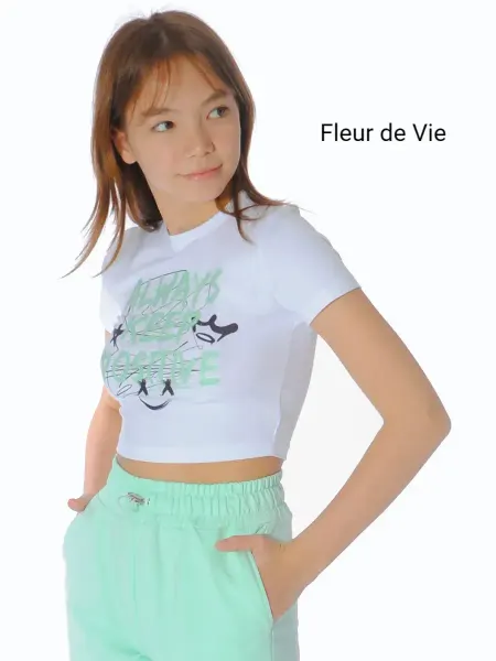Fleur de Vie Футболка детская с надписью