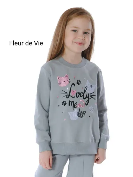 Fleur de Vie Свитшот детский трикотажный