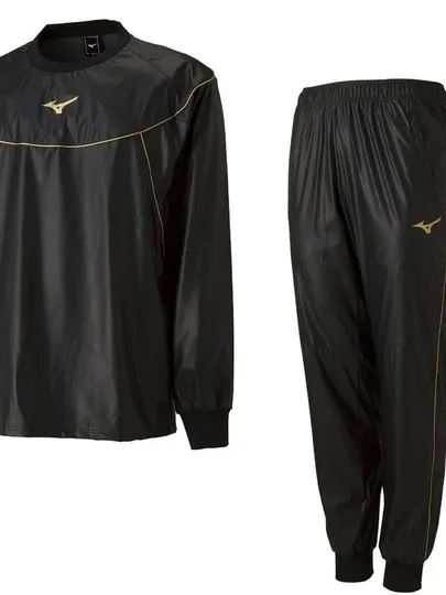 Mizuno спортивный костюм-весогонка — куртка и брюки, чёрный, размеры M–4XL - Одежда, пояса и пластыри для похудения
