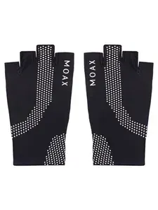 Перчатки спортивные для бега Moax Flex укороченные без пальцев для фитнеса для спорта