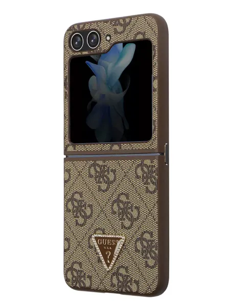 GUESS Чехол на Samsung Galaxy Z Flip5 из экокожи PU leather