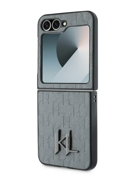 Karl Lagerfeld Чехол для Galaxy Z Flip6 из экокожи PU Saffiano